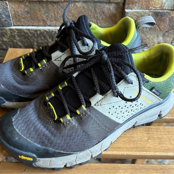 Danner Shoes - Women’s Danner Trail 2650 Campo Running Shoes - Gray and Green